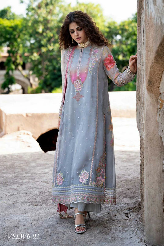 Charizma - Vasal Luxury Chiffon Collection Vol 1 - VSLW6-03 - Unstitched