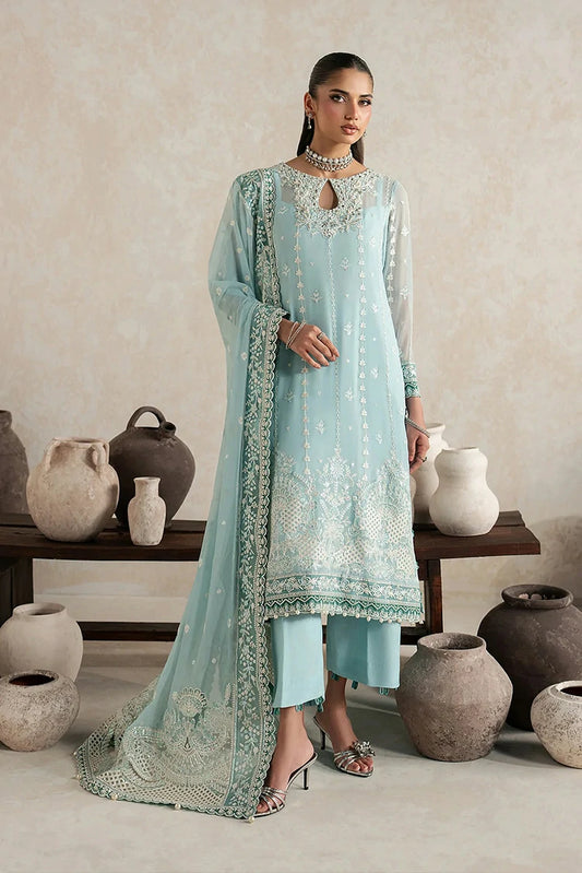 Gulaal - Inaaya Embroidered Chiffon Vol 2 - D-58-Eileen - Unstitched