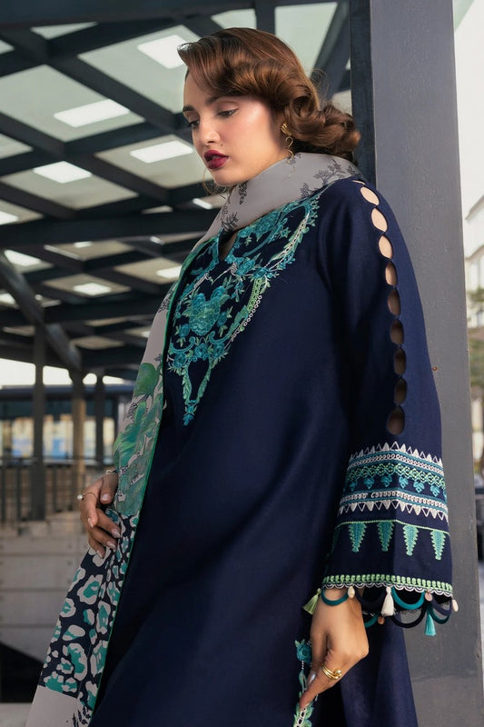 Charizma - Poshima Embroidered Peach Leather Collection Vol 4 - PSW5-23 - Unstitched