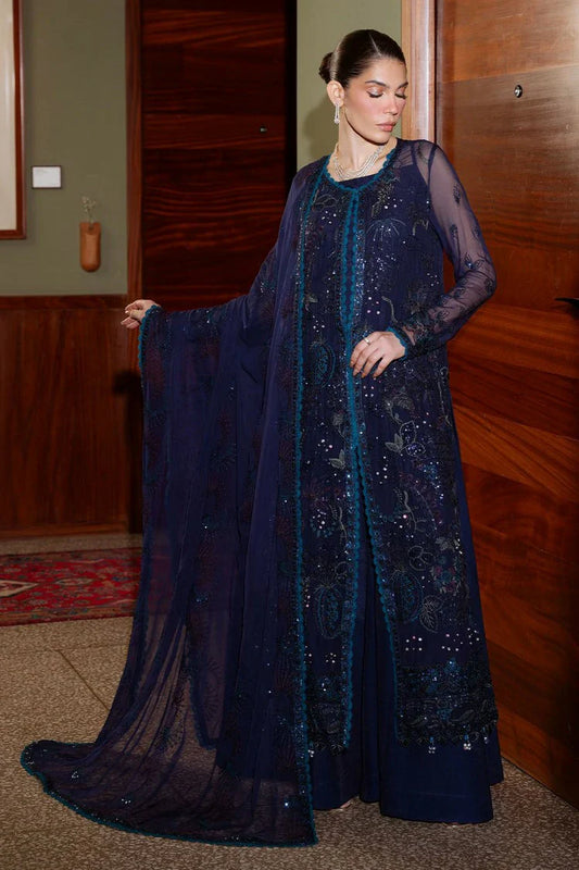 Nureh - Elaya Luxury Chiffon Collection - NEL-87 - Unstitched