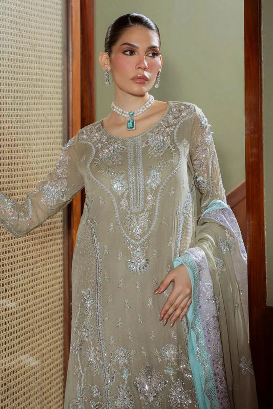 Nureh - Elaya Luxury Chiffon Collection - NEL-88 - Unstitched