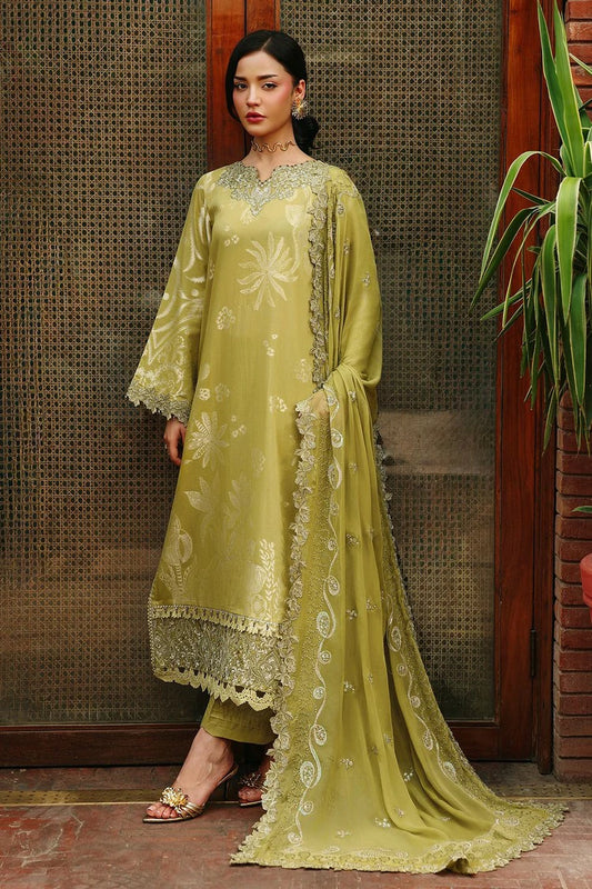 Nureh - Maya Embroidered Jacquard Collection - NJ-107 - Unstitched