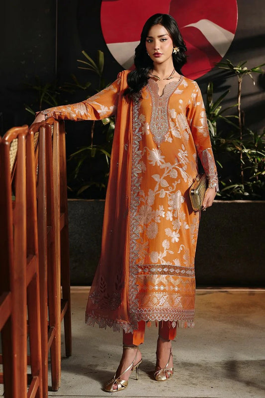 Nureh - Maya Embroidered Jacquard Collection - NJ-109 - Unstitched
