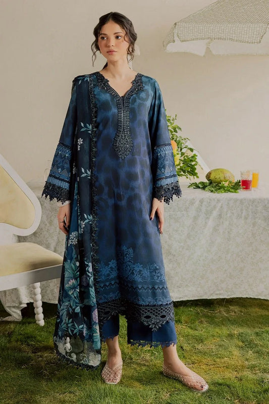 Nureh - Gardenia Embroidered and Printed Viscose Collection Vol 3 - NSG-226 - Unstitched