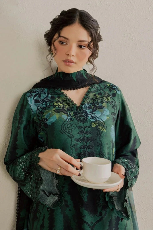 Nureh - Gardenia Embroidered and Printed Viscose Collection Vol 3 - NSG-227 - Unstitched