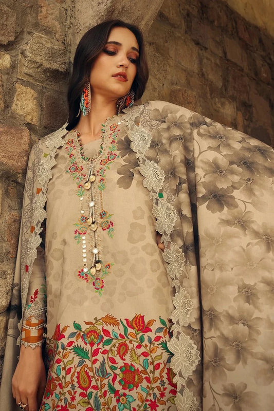 Charizma - Combination Embroidered Linen Collection Vol 1 - CCW7-07 - Unstitched