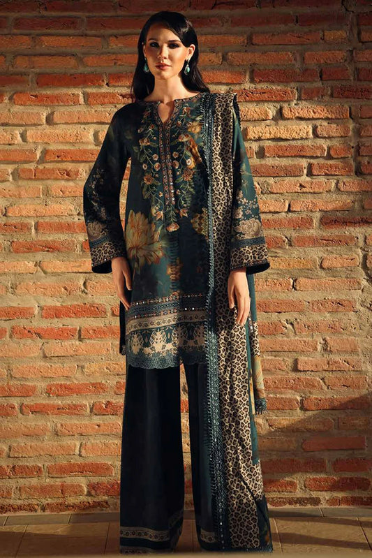 Charizma - Combination Embroidered Linen Collection Vol 1 - CCW7-09 - Unstitched