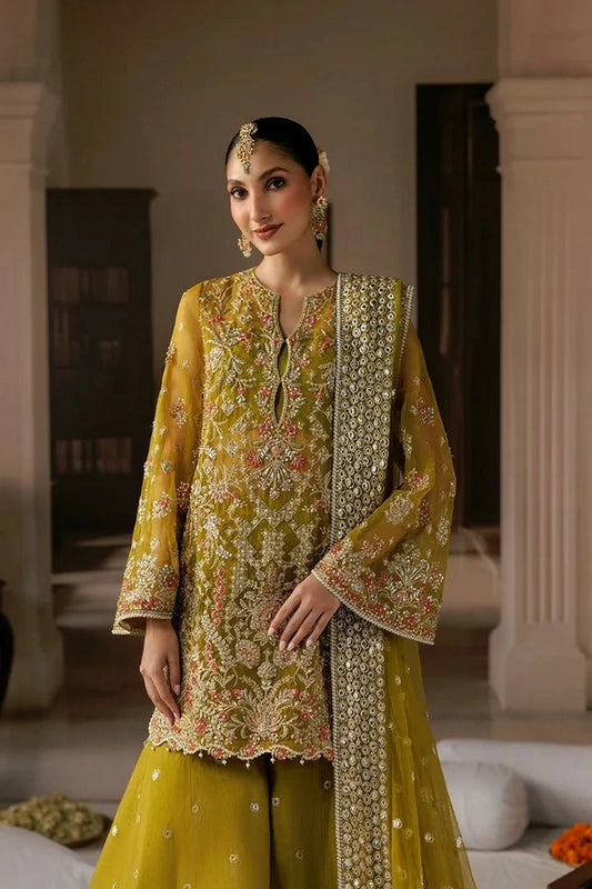 Afrozeh - Shehnai Wedding Formals - 152-Zarminay - Unstitched