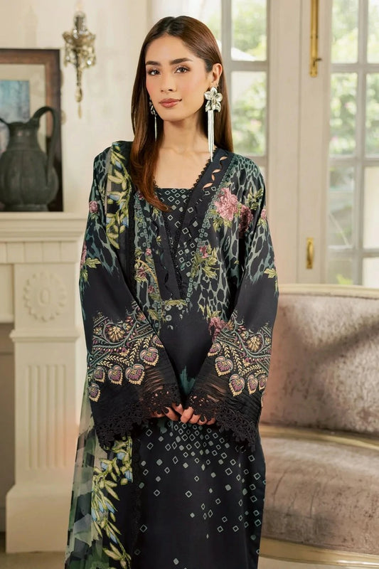 Nureh - Signature Print Printed Viscose Slub Collection Vol 3 - SP-213 - Unstitched