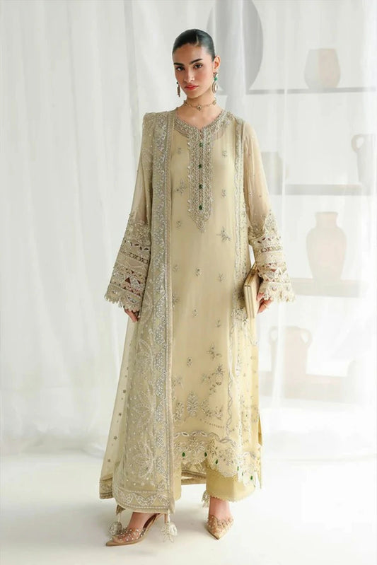 Qalamkar - Chiffon - QCC-01 DEENA - Unstitched