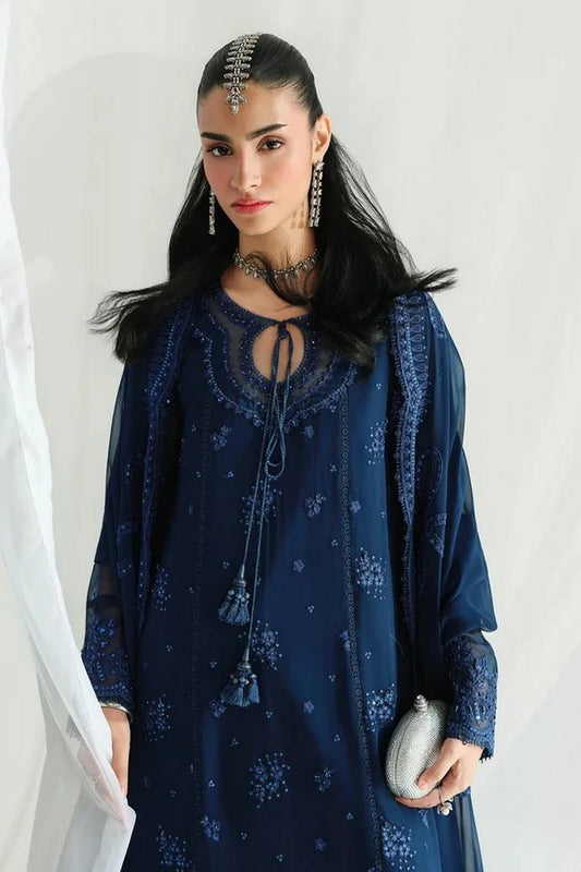 Qalamkar - Chiffon - QCC-02 SHIREEN - Unstitched