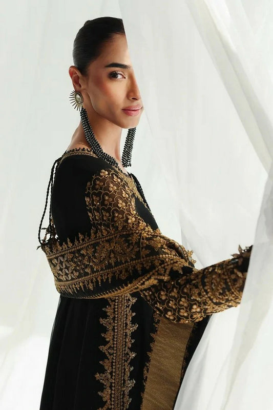 Qalamkar - Chiffon - QCC-06 WALIYA - Unstitched