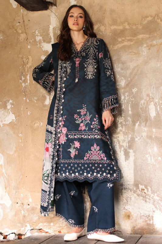 Charizma - Aniiq Embroidered Printed Linen Collection Vol 1 - ANW7-01 - Unstitched