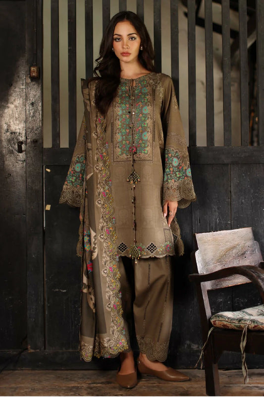 Charizma - Aniiq Embroidered Printed Linen Collection Vol 1 - ANW7-05 - Unstitched