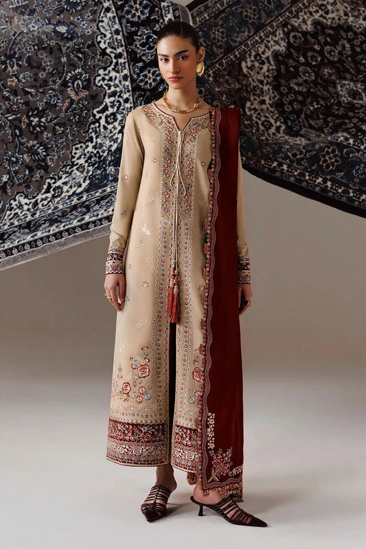 Qalamkar - Qline Linen Collection - QLW-16 HAMNA - Unstitched