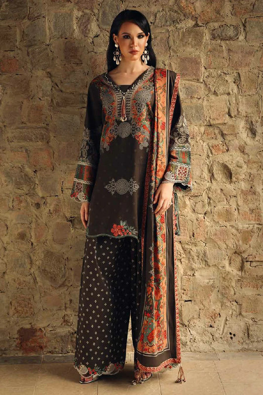 Charizma - Combination Embroidered Linen Collection Vol 2 - CCW7-15 - Unstitched