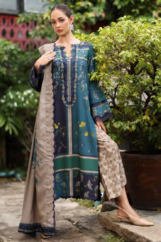 Charizma - Combination Embroidered Linen Collection Vol 2 - CCW7-18 - Unstitched