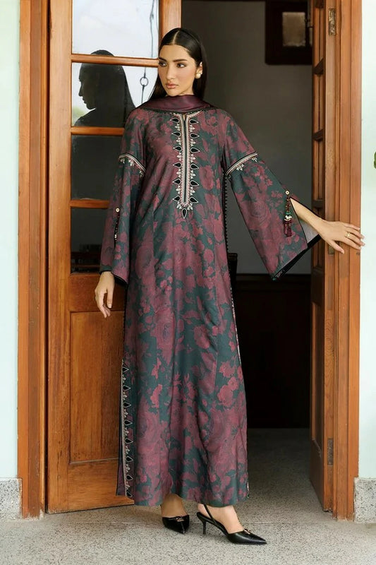 Jazmin - Unstitched WInter - EMBROIDERED PREMIUM VISCOSE UW-0262 - Unstitched