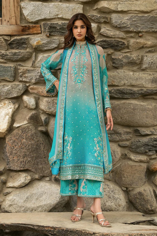 Charizma - Vasal Luxury Chiffon Collection Vol 2 - VSLW6-17 - Unstitched