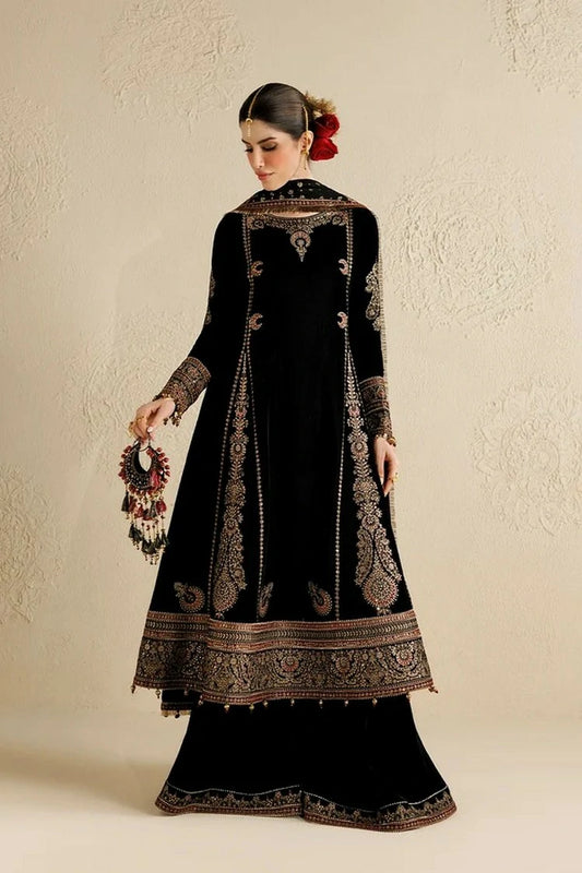 Jazmin - Chandni Luxury Velvet Formals - CVF26-D01 - Unstitched