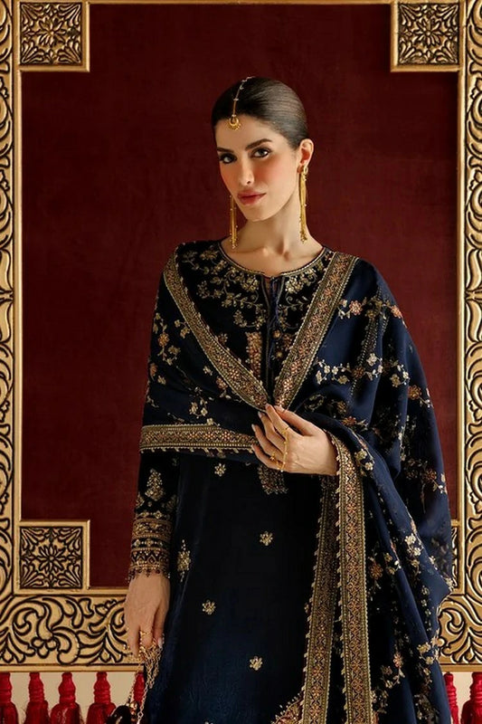 Jazmin - Chandni Luxury Velvet Formals - CVF26-D11 - Unstitched