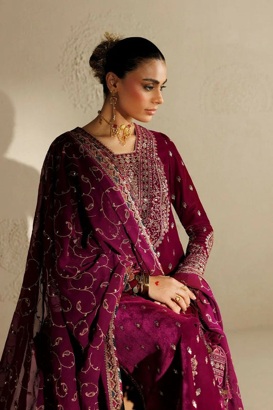 Jazmin - Chandni Luxury Velvet Formals - CVF26-D12 - Unstitched