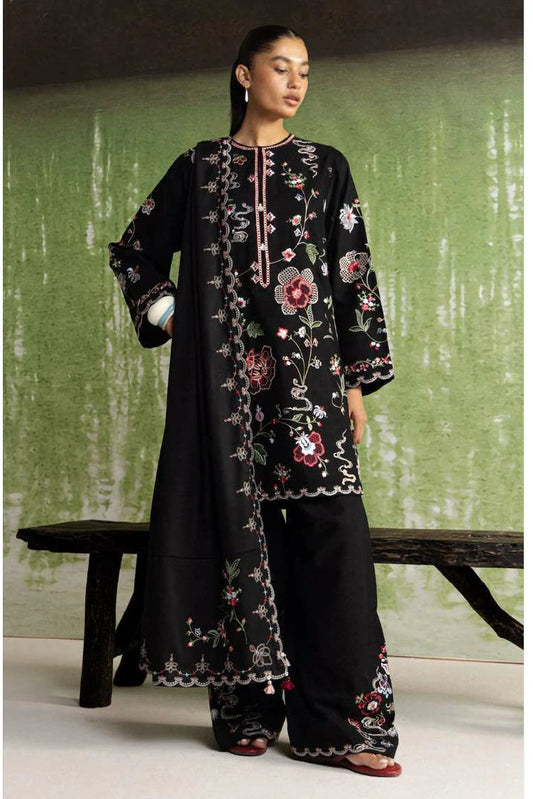 Zara Shahjahan - Coco Winter Unstitched - NAIRANG-8A - Unstitched