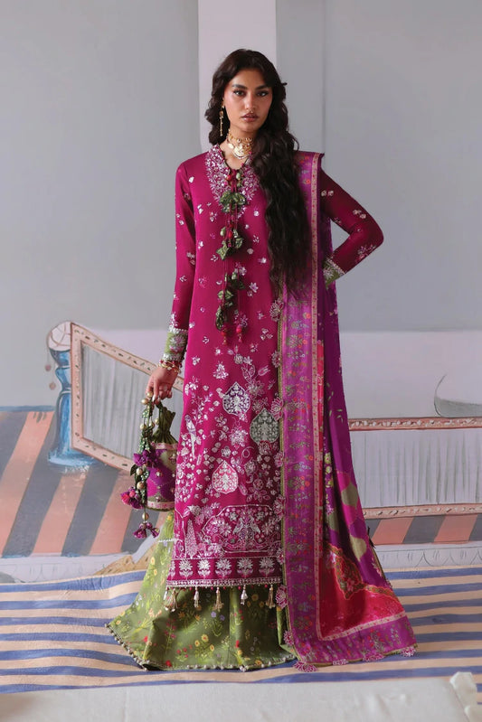 Republic Womenswear - Neoma Festive Collection - D-05-GULNAR - Unstitched