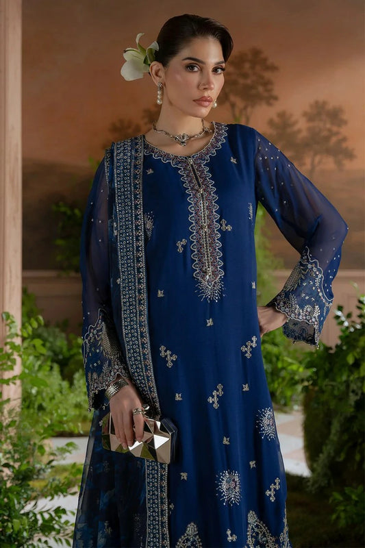 Nureh - Amaya Luxury Embroidered Chiffon Collection Vol 3 - AM-45 - Unstitched