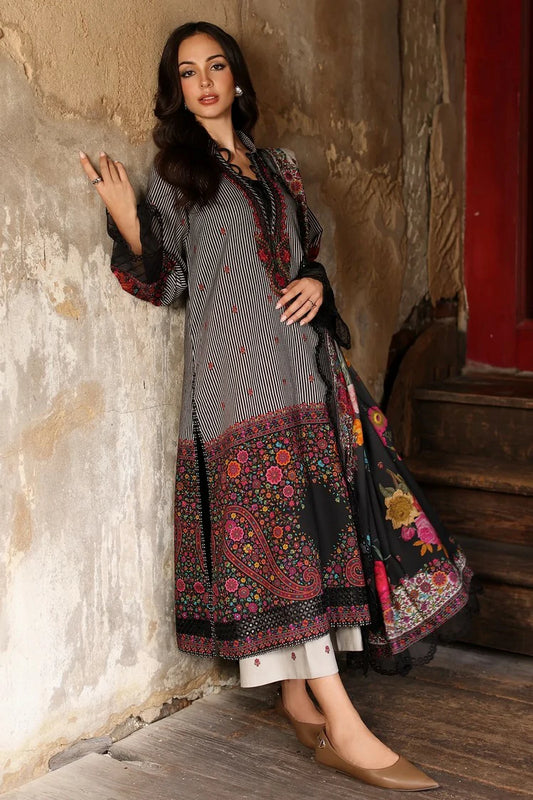 Charizma - Aniiq Embroidered Printed Linen Collection Vol 2 - ANW7-12 - Unstitched