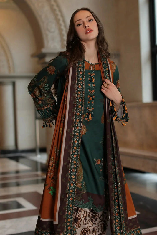 Charizma - Aniiq Embroidered Printed Linen Collection Vol 2 - ANW7-16 - Unstitched