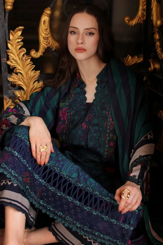 Charizma - Aniiq Embroidered Printed Linen Collection Vol 2 - ANW7-17 - Unstitched