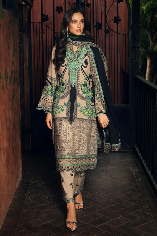 Charizma - Aniiq Embroidered Printed Linen Collection Vol 2 - ANW7-19 - Unstitched