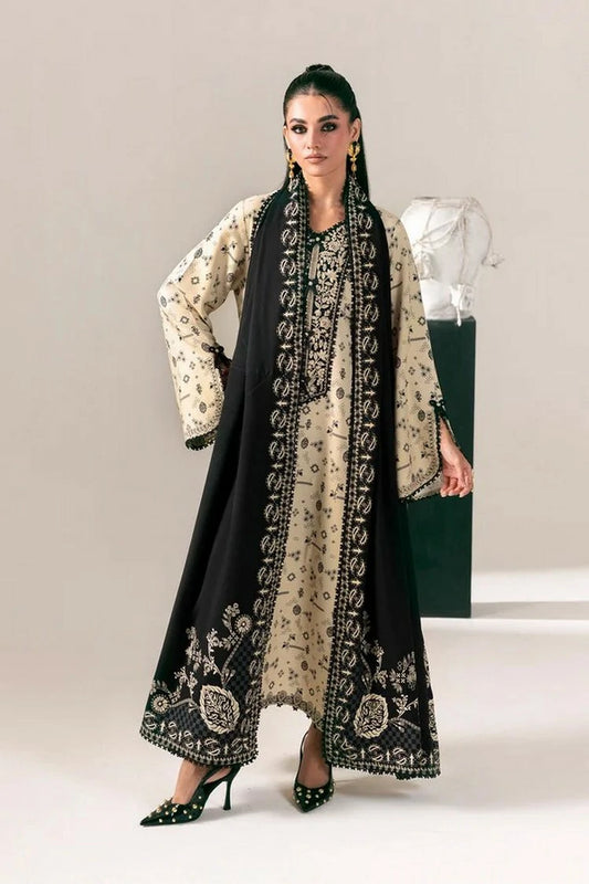 Qalamkar - QPrints Winter Collection - QPW-10 (A) Mehru - Unstitched