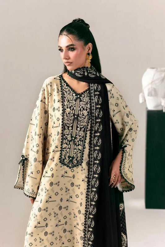 Qalamkar - QPrints Winter Collection - QPW-10 (A) Mehru - Unstitched