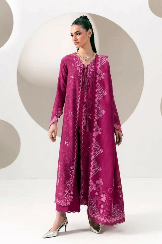 Qalamkar - QPrints Winter Collection - QPW-01 (B) Kaira - Unstitched