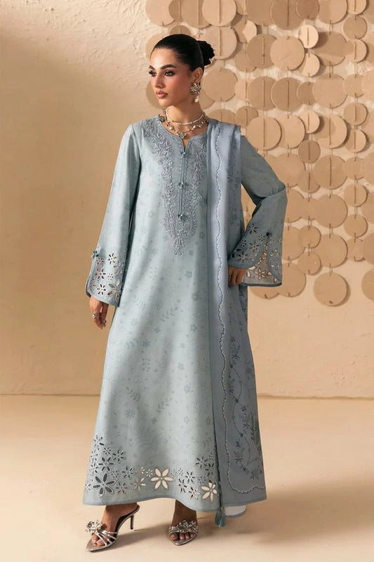 Qalamkar - QPrints Winter Collection - QPW-04 (A) Oriana - Unstitched
