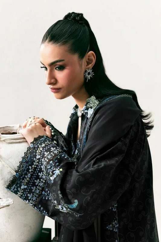 Qalamkar - QPrints Winter Collection - QPW-05 (A) Luna - Unstitched