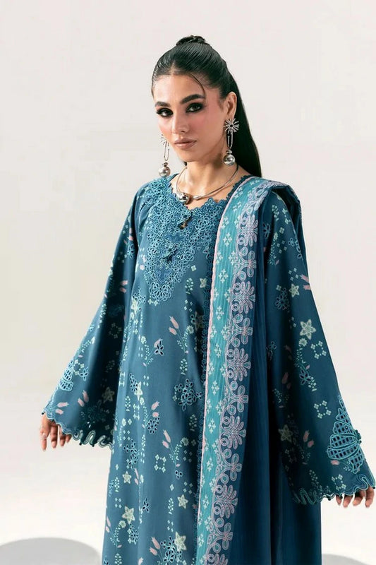 Qalamkar - QPrints Winter Collection - QPW-06 (B) Rohi - Unstitched
