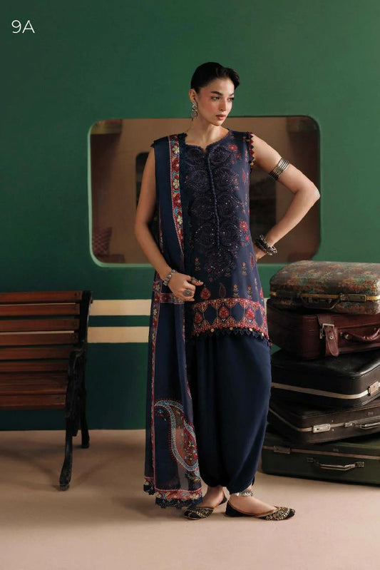 Maria B - M Basics Winter Aglastation - Design-9A - Unstitched