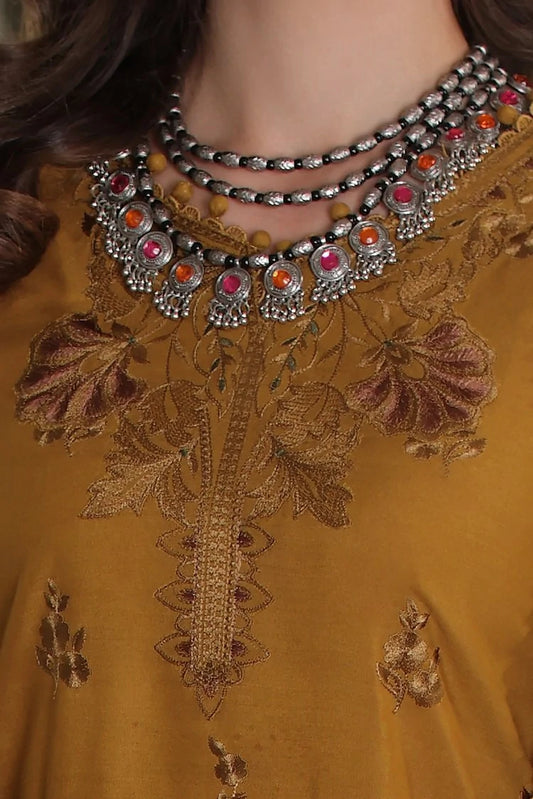 Noor by Saadia Asad - Noor Winter Embroidered Prinkhaas - Design-4B - Unstitched