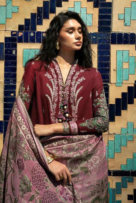 Mushq - Broadway Echoes of Registan Winter Collection - 10-Timurid Rose - Unstitched