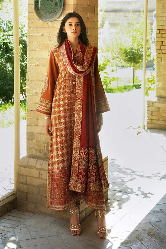 Mushq - Broadway Echoes of Registan Winter Collection - 11-Rumi Sunset - Unstitched