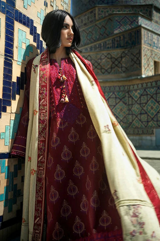 Mushq - Broadway Echoes of Registan Winter Collection - 05-Celestial Queen - Unstitched