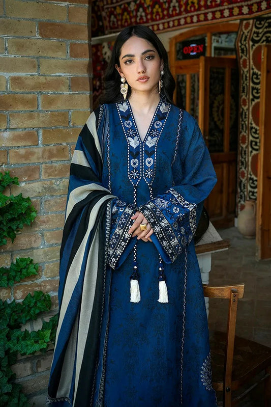 Mushq - Broadway Echoes of Registan Winter Collection - 07-Sapphire Sultana - Unstitched