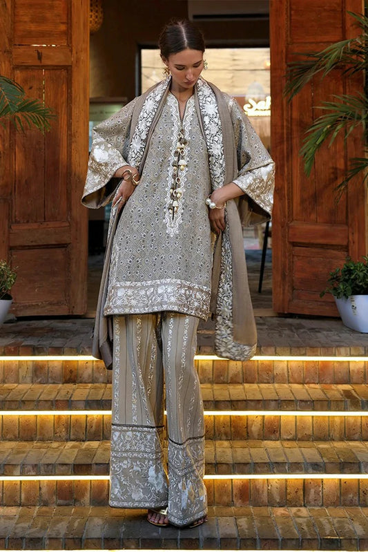 Mushq - Broadway Echoes of Registan Winter Collection - 08-Eastern Empress - Unstitched