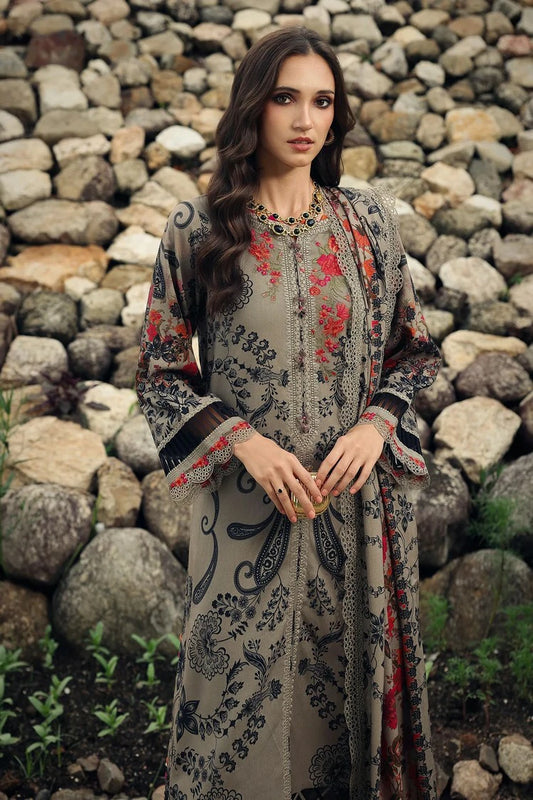 Charizma - Combination Embroidered Linen Collection Vol 3 - CCW7-24 - Unstitched