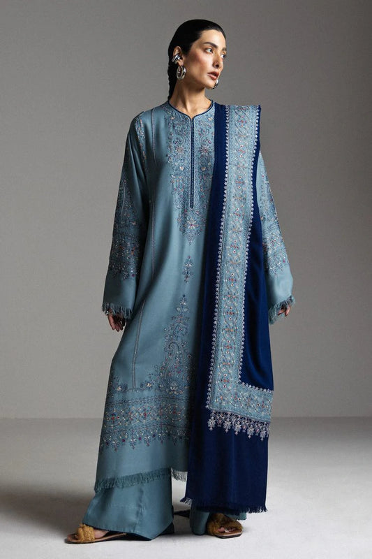 Zara Shahjahan - Sarab Winter Collection - 09-FIROZA - Unstitched