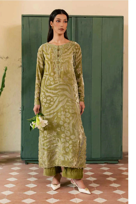 Nureh - Ballerina Embellished Velvet Palachi Collection Vol 1 - NU2-229 - Unstitched
