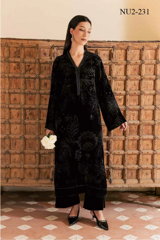 Nureh - Ballerina Embellished Velvet Palachi Collection Vol 1 - NU2-231 - Unstitched